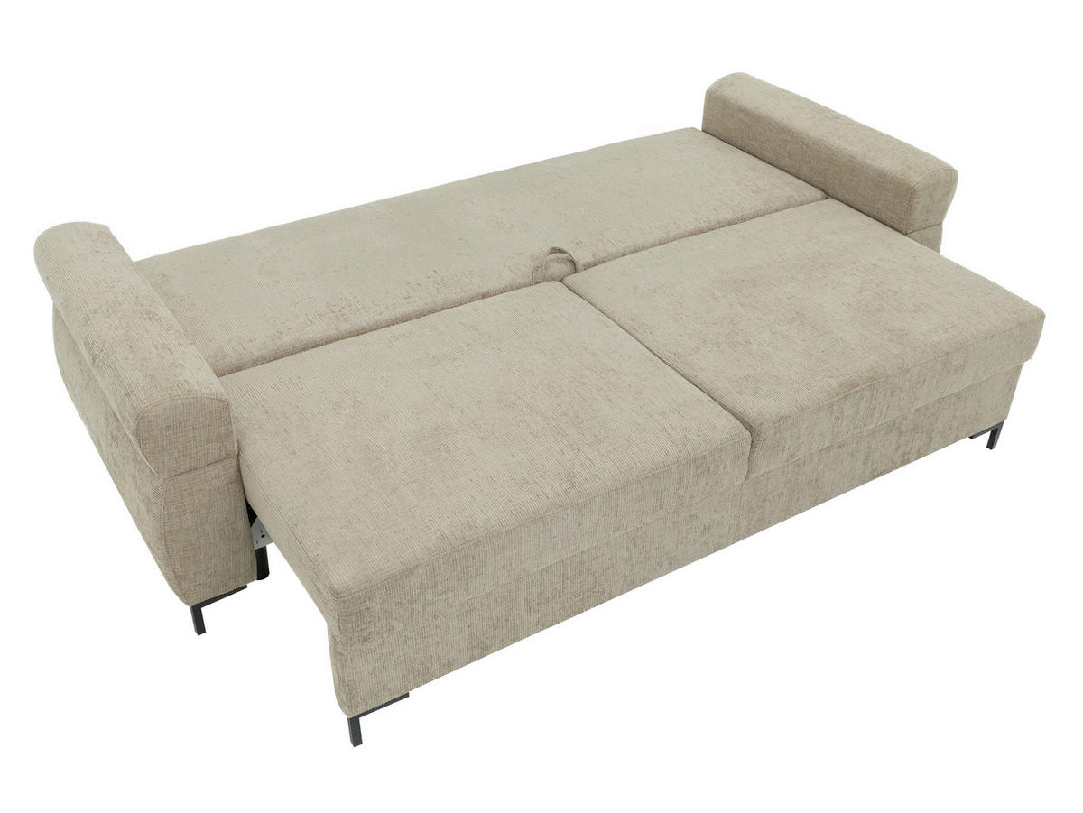 SCHLAFSOFA Berne - Blaugrau/Schwarz, Holz/Kunststoff (238/92/95cm) - MIRJAN24