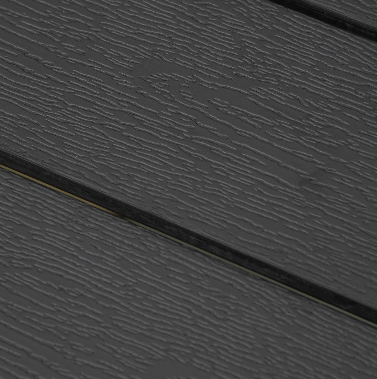 GARTENTISCH 190/84,5/72 cm mit wetterfester Tischplatte und Aluminiumgestell in Holzoptik, Schwarz - Schwarz, Metall (190/84.5/72cm) - Redom