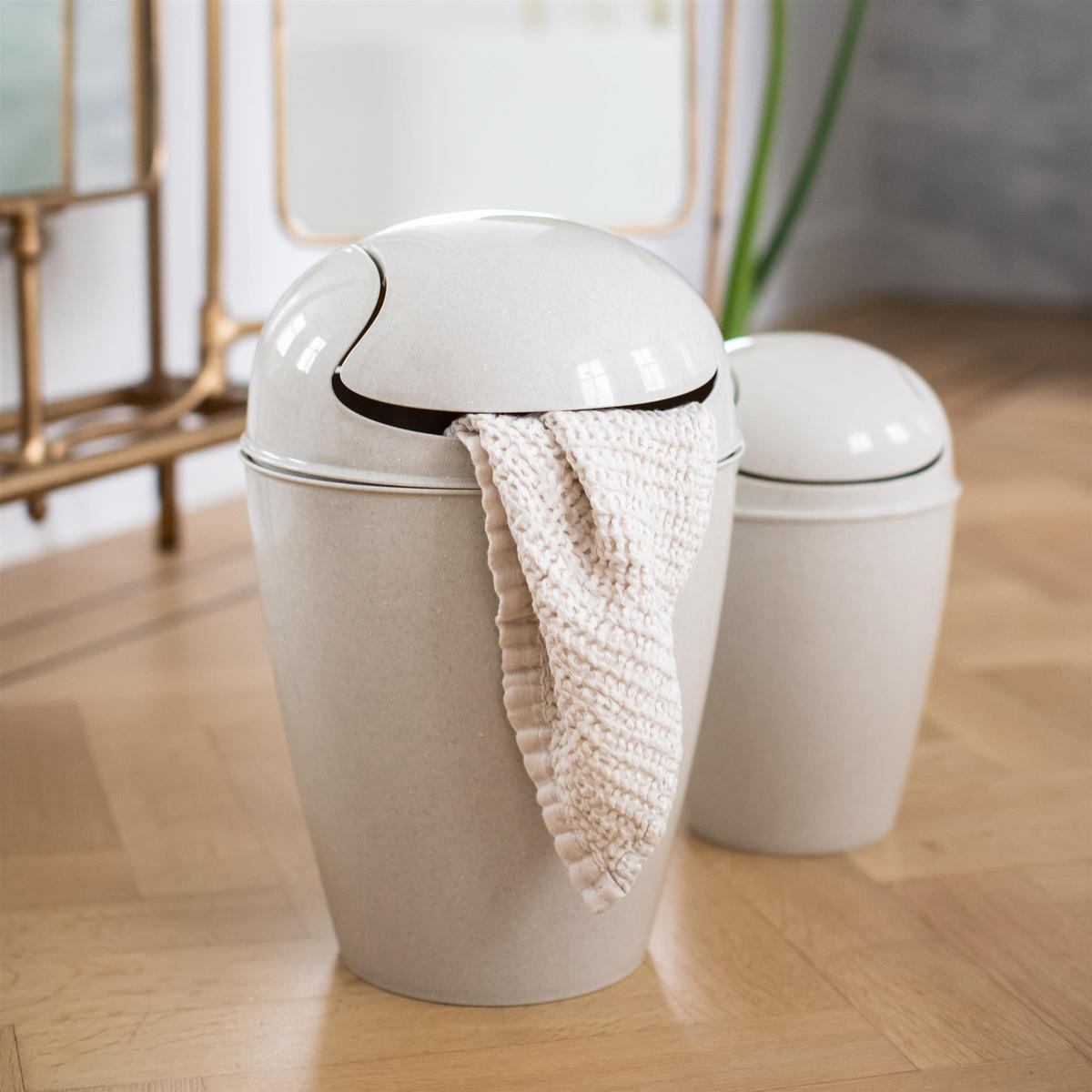MÜLLEIMER Del 12 l 29/29/44,5 cm - Anthrazit, Kunststoff (29/44.5/29cm) - KOZIOL