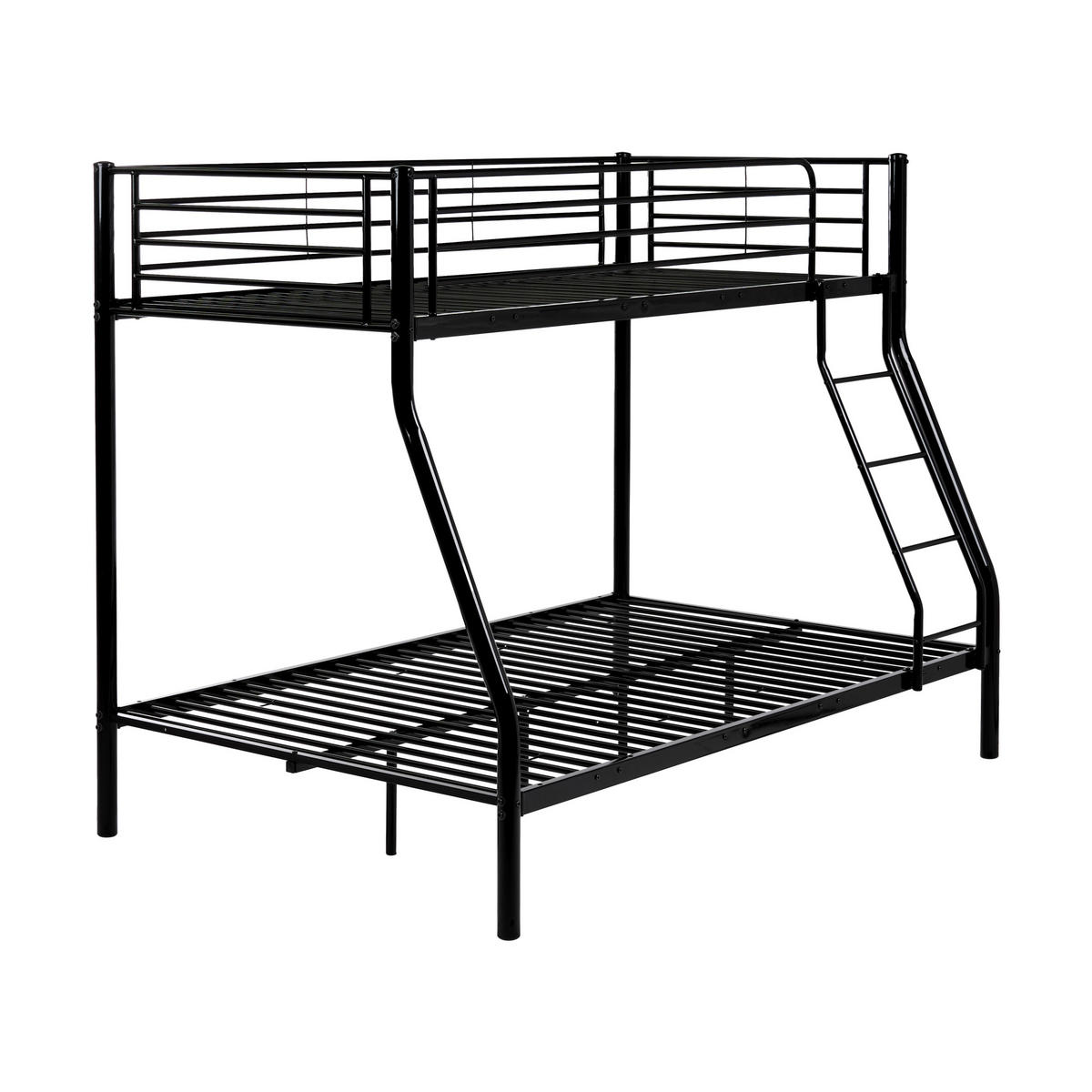 HOCHBETT Metall 90/120/200 cm Schwarz Chadurie - Schwarz, Metall (90/200cm) - Beliani