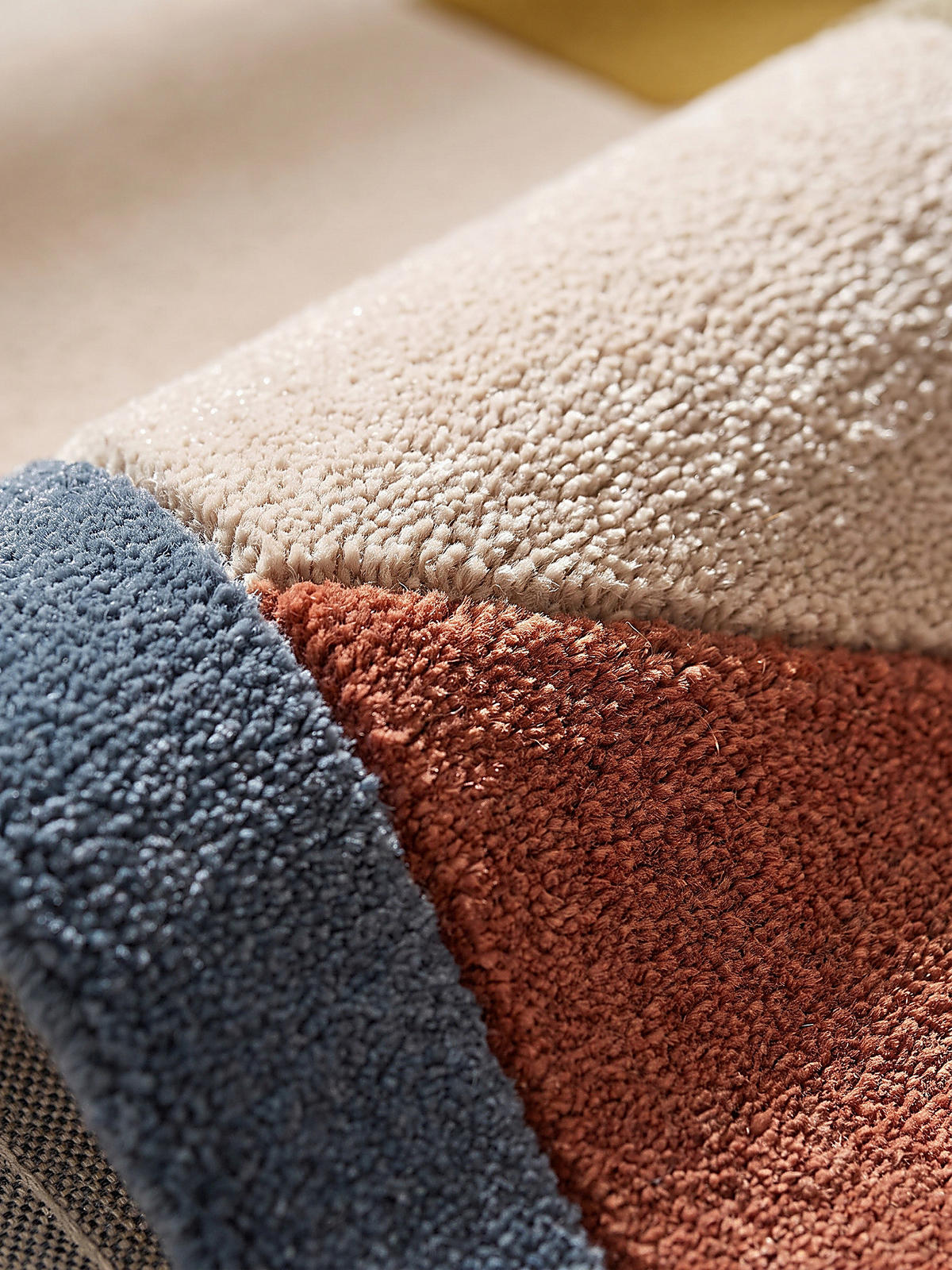 WOLLTEPPICH handgetuftet DIBBIN, Farbblöcke, Multi, 160 x 230 cm - Multicolor, Textil (160/230cm) - KADIMA DESIGN
