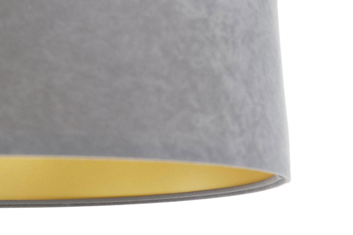 HÄNGELEUCHTE Grau 50/25 cm - Weiß/Grau, Kunststoff (50/0.4/25cm) - ONZENO