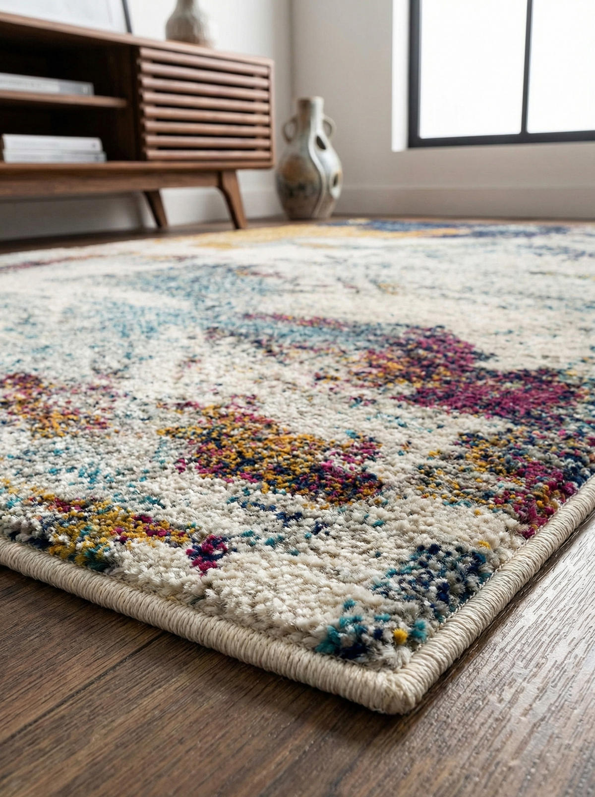 TEPPICH Kunstfaser kurzflor abstrakt bunt LODI-Padana, 200x290 cm - Multicolor, Textil (200/290cm) - KADIMA DESIGN