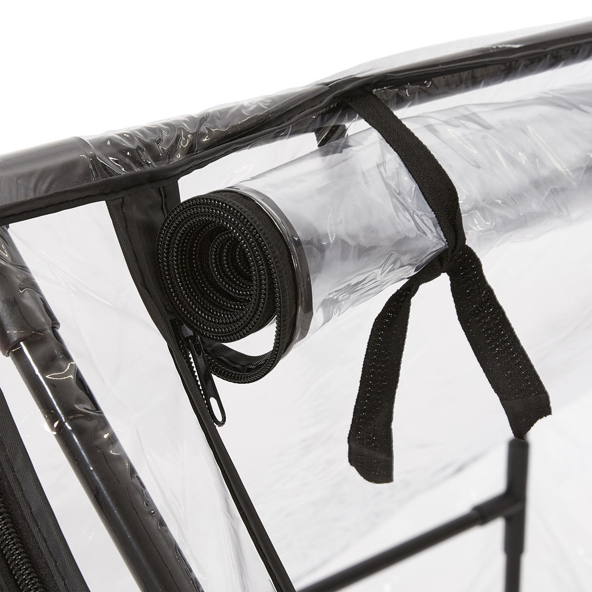 FOLIENFRÜHBEET - Transparent, Kunststoff/Metall (180/92/92cm) - Relaxdays