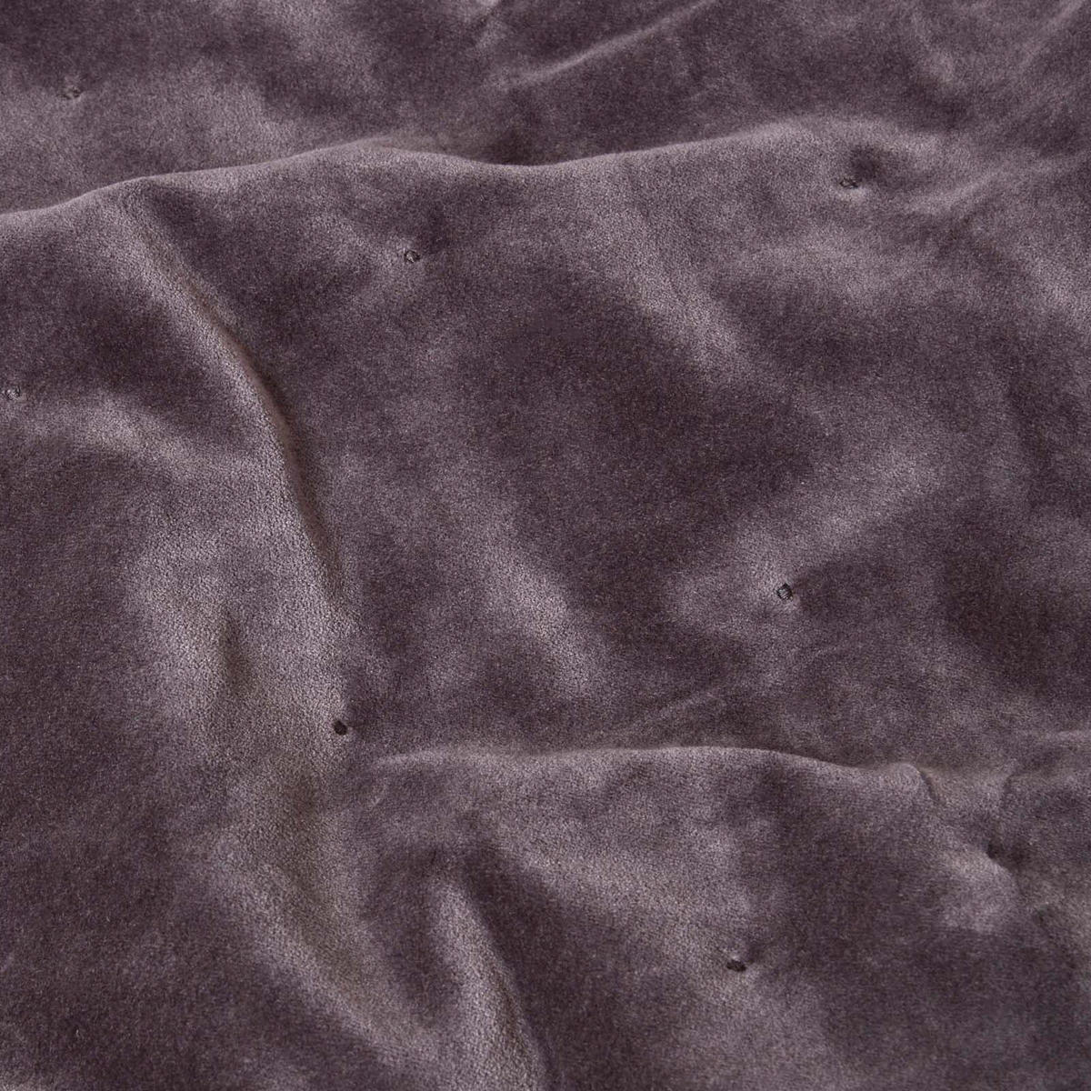 SAMT-KUSCHELDECKE 150/200 cm, Baumwolle wattiert - Dunkelgrau, Textil (150/200cm) - Homescapes