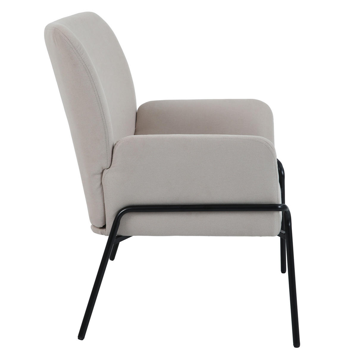 LOUNGESESSEL FREIA Stoff Beige - Beige, Textil (66/92/64cm) - SVITA
