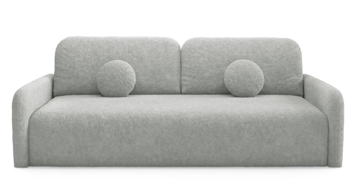 SOFA Grau RAVI Mit Bettkasten Fredo 30 - Grau, Textil (218/90/88cm) - Sepro Meble