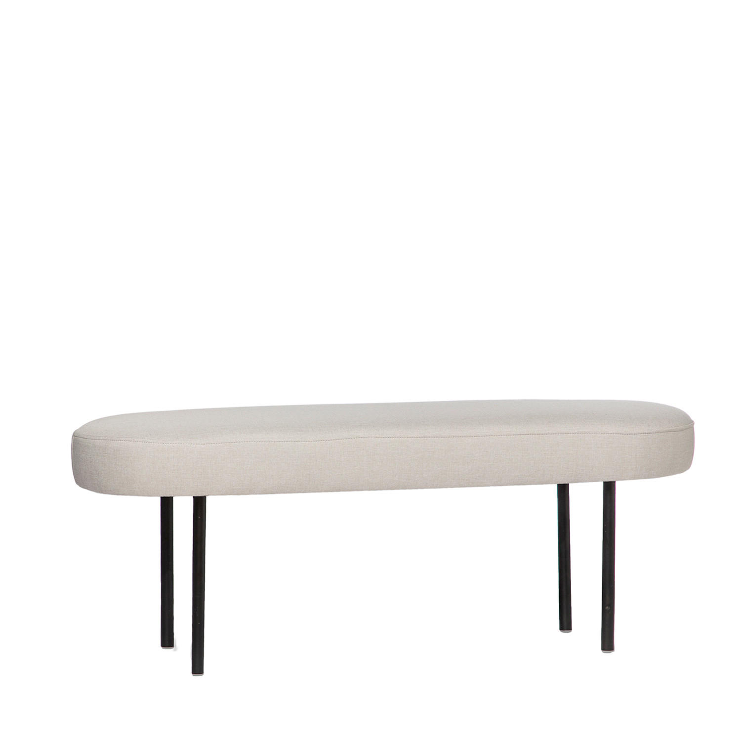 BANK Mena Beige 97 cm x 38 cm - Beige, Textil (97/38/35cm)