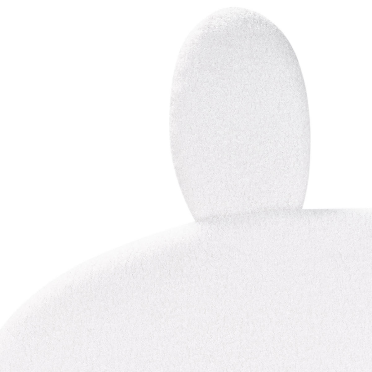 KINDERBETT 90x200 cm Weiß Perros - Creme, Textil (90/200cm) - Beliani