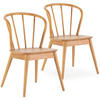 STUHL 2er-Set Brisa Eiche Farbe, Massivholz - Honigeiche, Holz (47/83/59cm) - VS Venta-stock