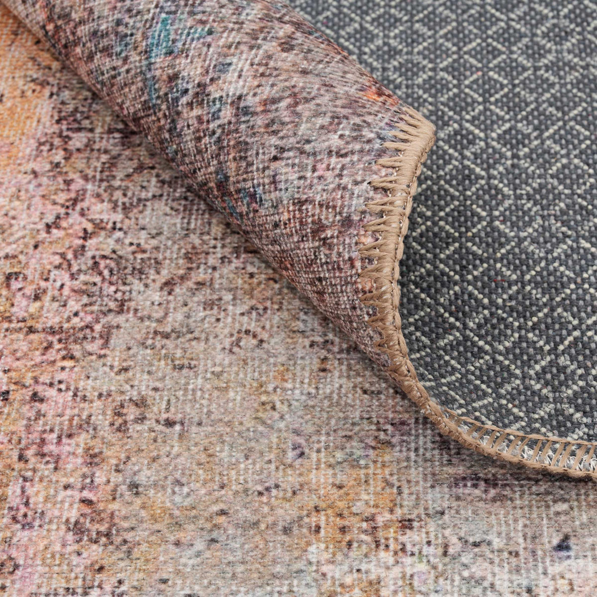 FLACHWEBETEPPICH Carrie Multi - Beige, Textil (200/290cm) - Kukoon Rugs