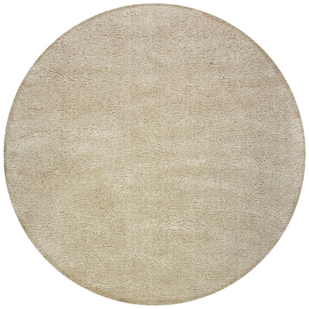 TEPPICH Hochflor Uni-Design, waschbar GIPPING, Naturfarben 133x133 cm - Naturfarben, Textil (133/133cm) - KADIMA DESIGN
