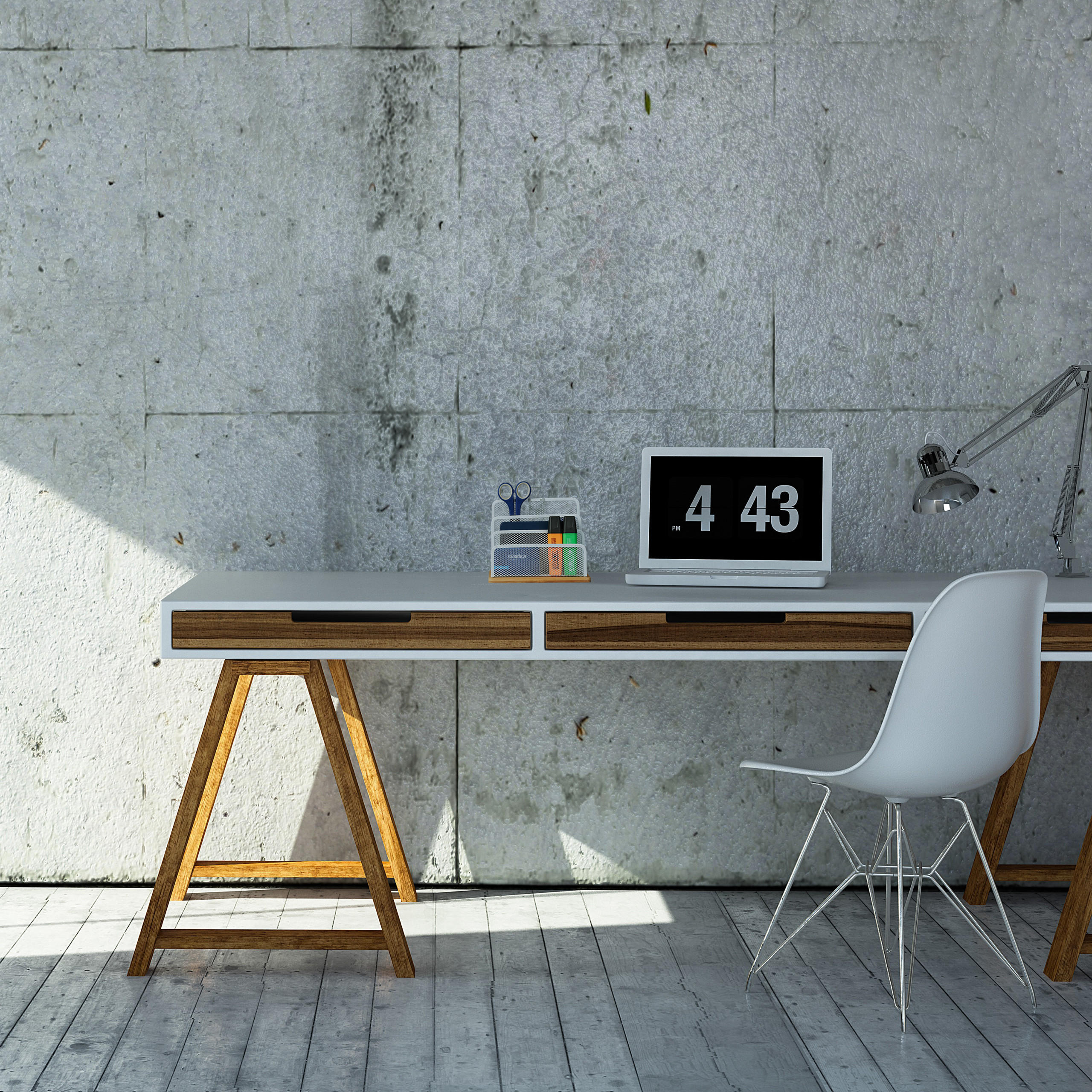 BRIEFHALTER - Weiß, Holz/Metall (10/18.5/15cm) - Relaxdays