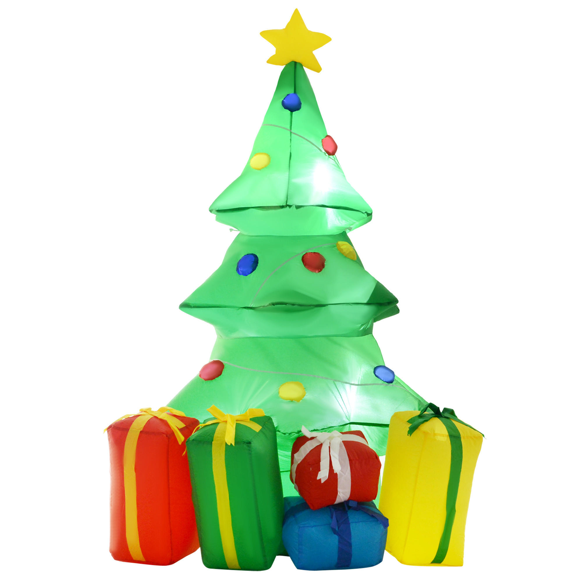 Homcom Weihnachtsdekoration Mehrfarbig 65x150x75 cm