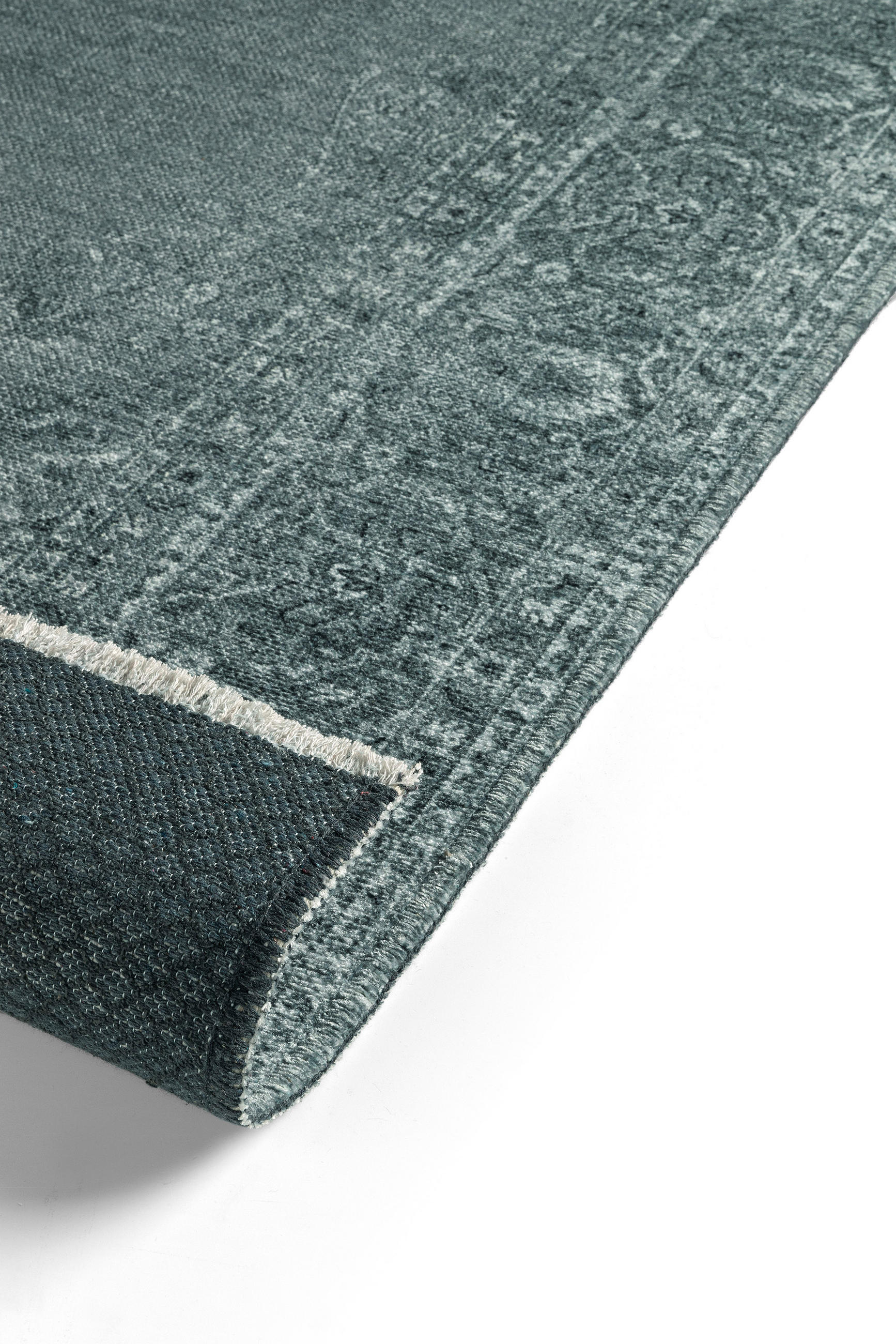 VINTAGE-TEPPICH Silber 120X160cm - Silberfarben, Textil (120/160cm) - Tesso Living