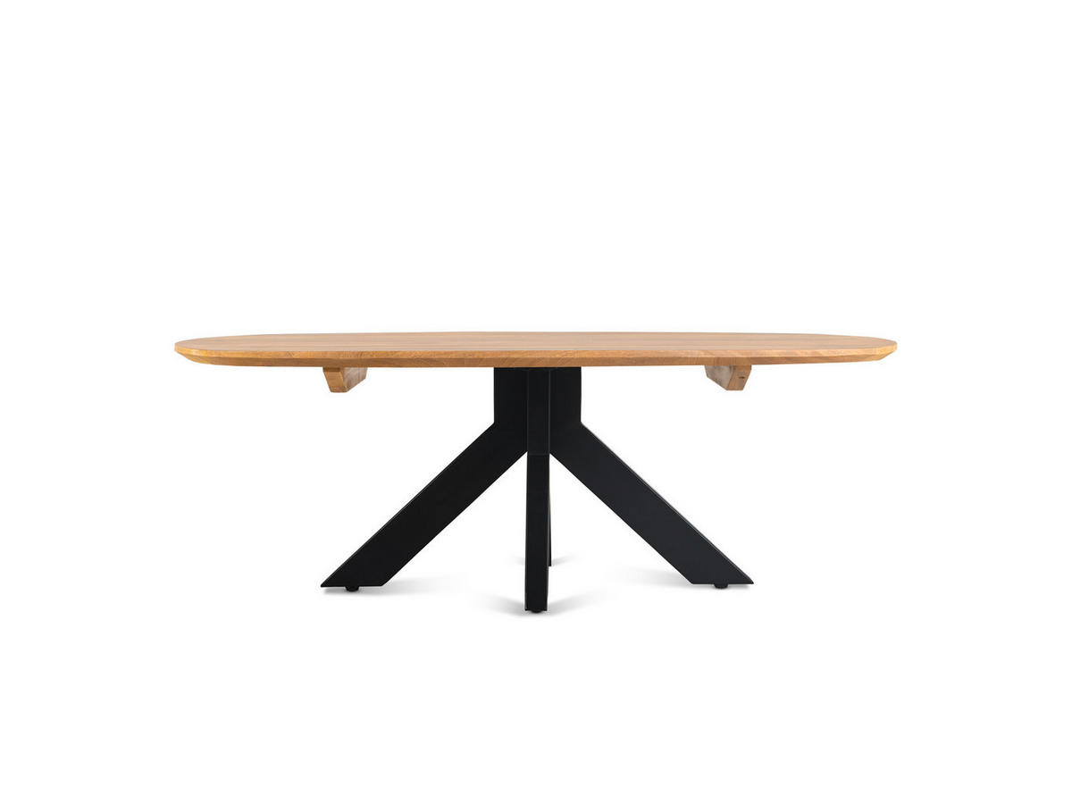 COUCHTISCH Deens Mangoholz 130 cm / 70 cm Natur - Naturfarben, Holz (70/130/45cm)