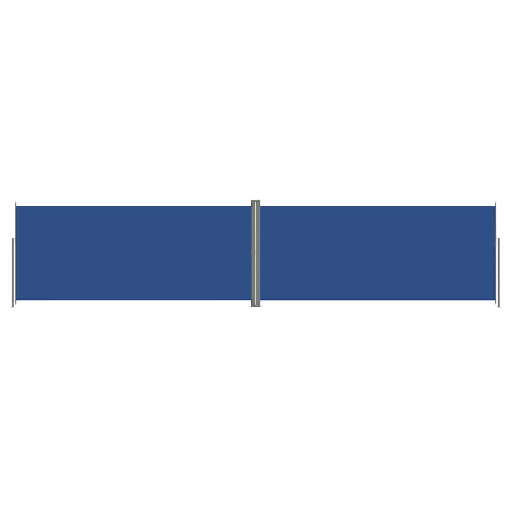 SEITENMARKISE Ausziehbar Blau 220x1000 cm - Blau, Textil (1000/220/1000cm) - furnicato
