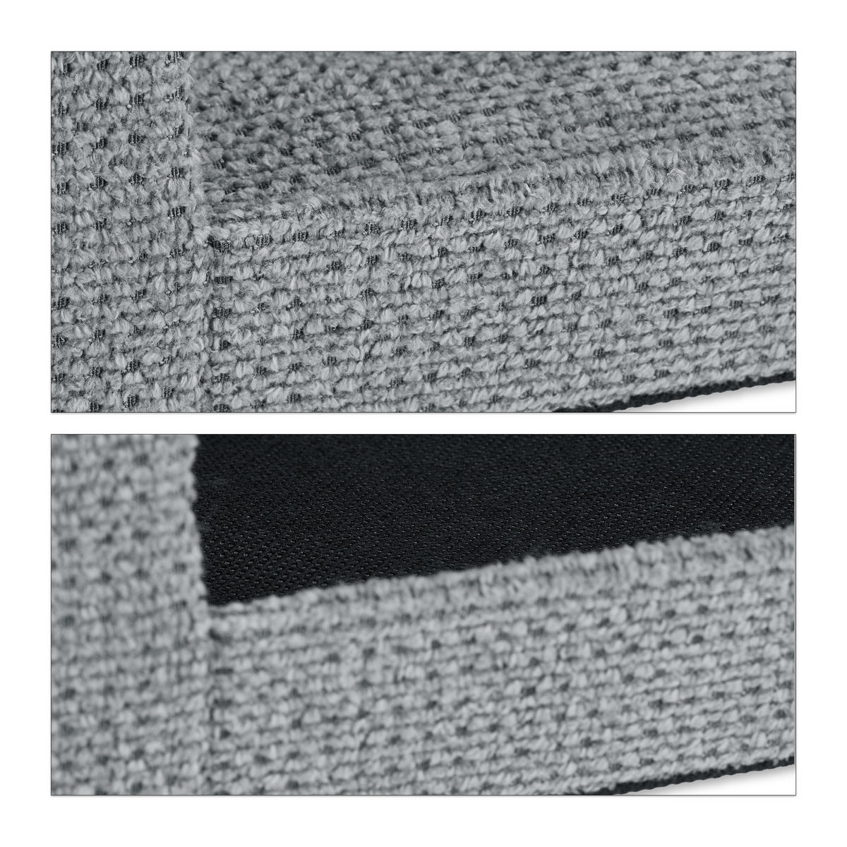 KATZENHÖHLE - Grau, Holzwerkstoff/Textil (38/42/38cm) - Relaxdays