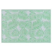 OUTDOOR-TEPPICH Kota 180/120 cm - Hellgrün, Kunststoff (120/180cm) - Beliani
