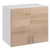 KÜCHENHÄNGESCHRANK G80 2D eiche artisan - Eiche Artisan, Holzwerkstoff (80/60/31cm) - roe furniture