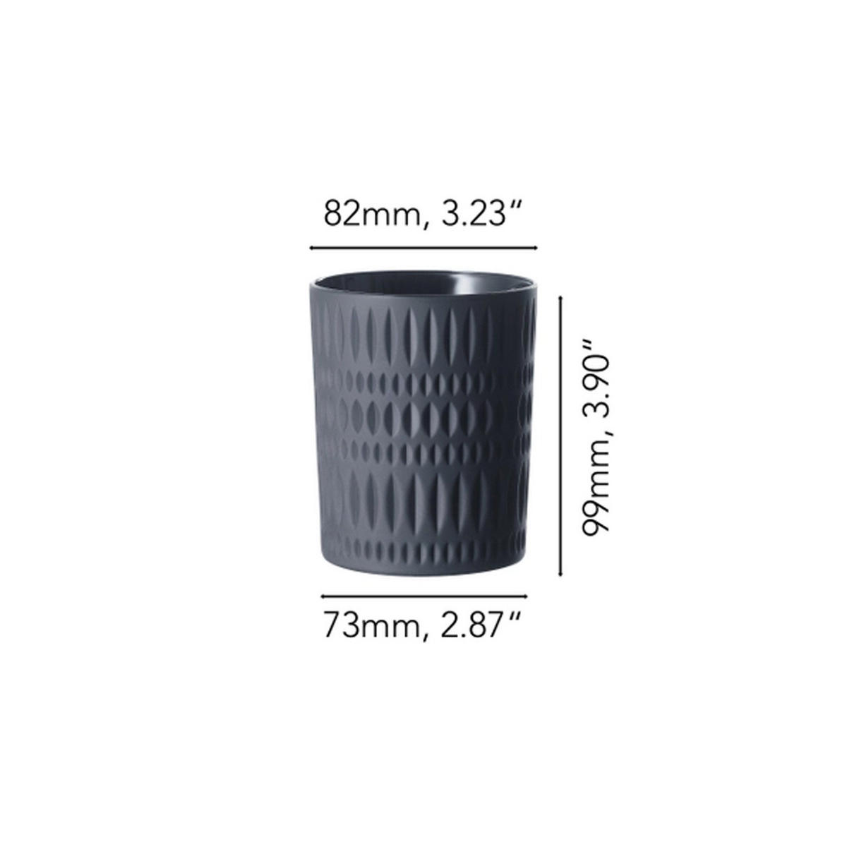 BECHER Ethno schwarz 304 ml 2er Set - Schwarz, Glas (0.304L) - Nachtmann