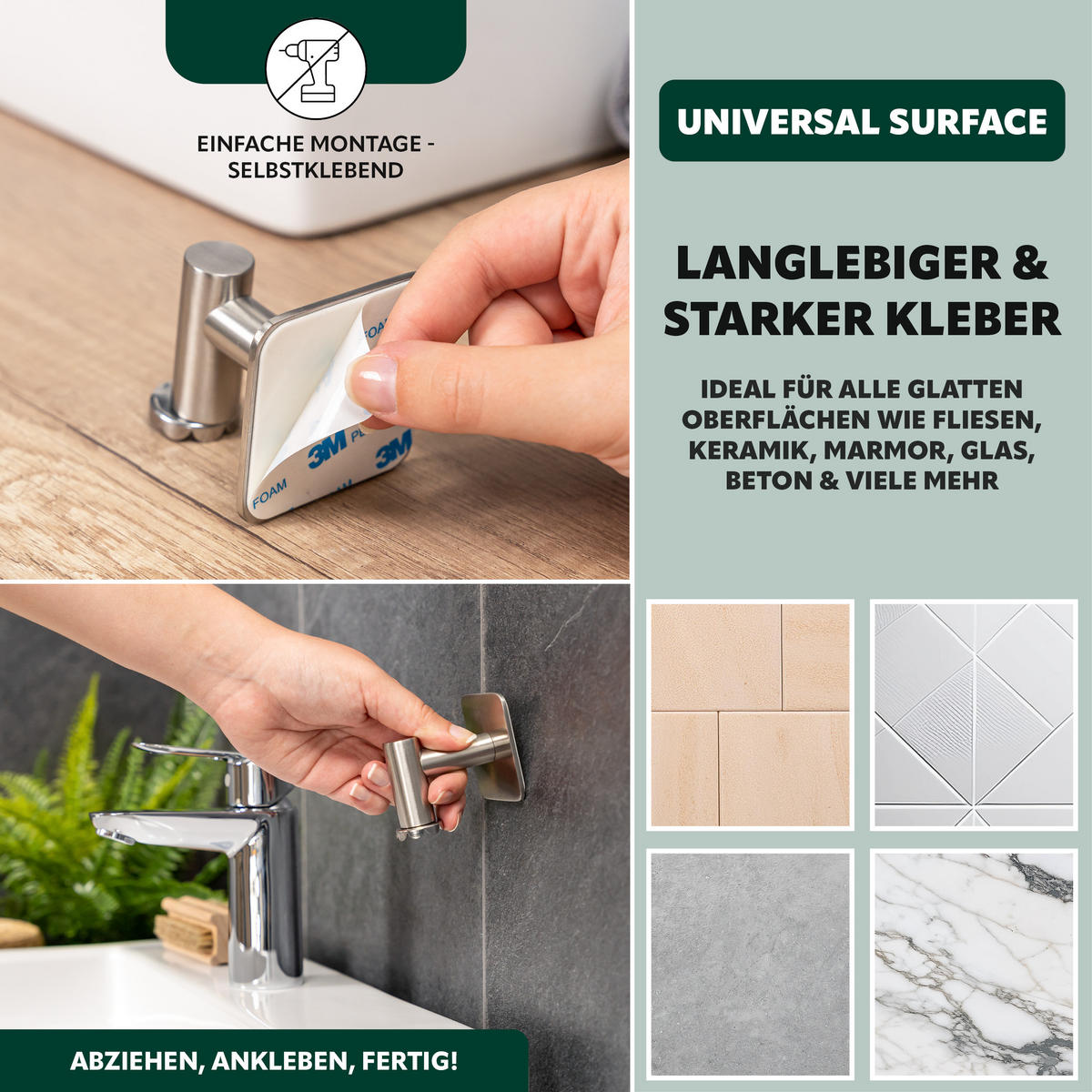 MAGNET SEIFENHALTER 2er Set, Edelstahl - Edelstahlfarben, Metall (6/6/6cm) - bremermann
