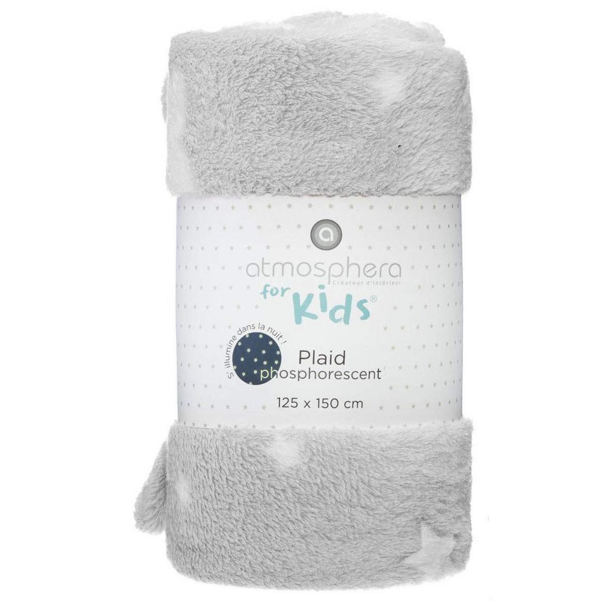 TAGESDECKE 150/125 cm - Grau, Textil (125/150cm) - Atmosphera Createur d´interieur