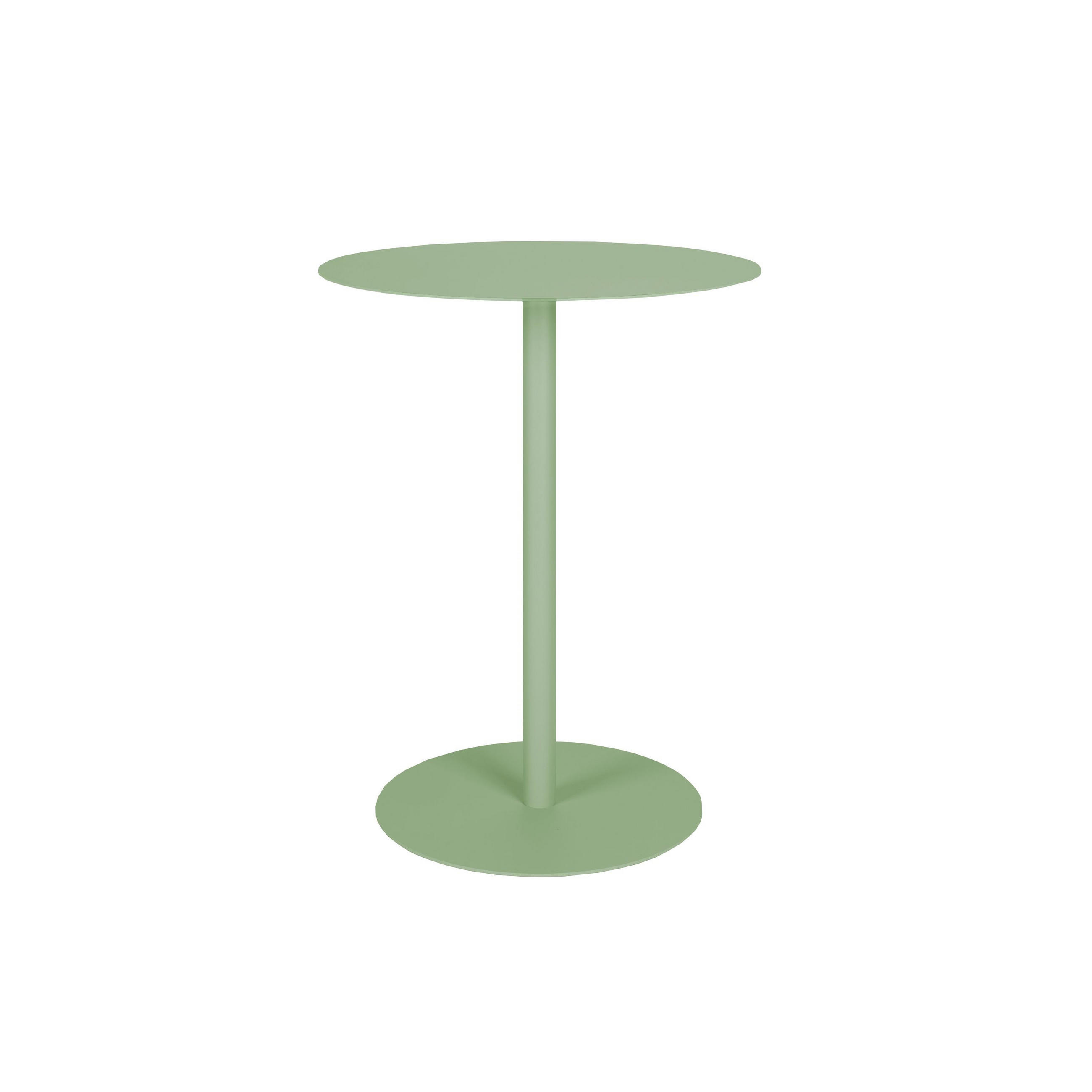 BISTROTISCH Snow Rund 57 cm Metall Grün - Grün, Metall (57/57/75cm) - Zuiver