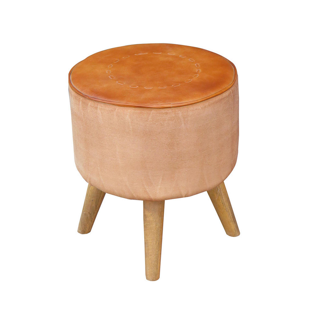 HOCKER, braun, 38x42cm - Braun, Holz (38/42/38cm) - Wanderlust