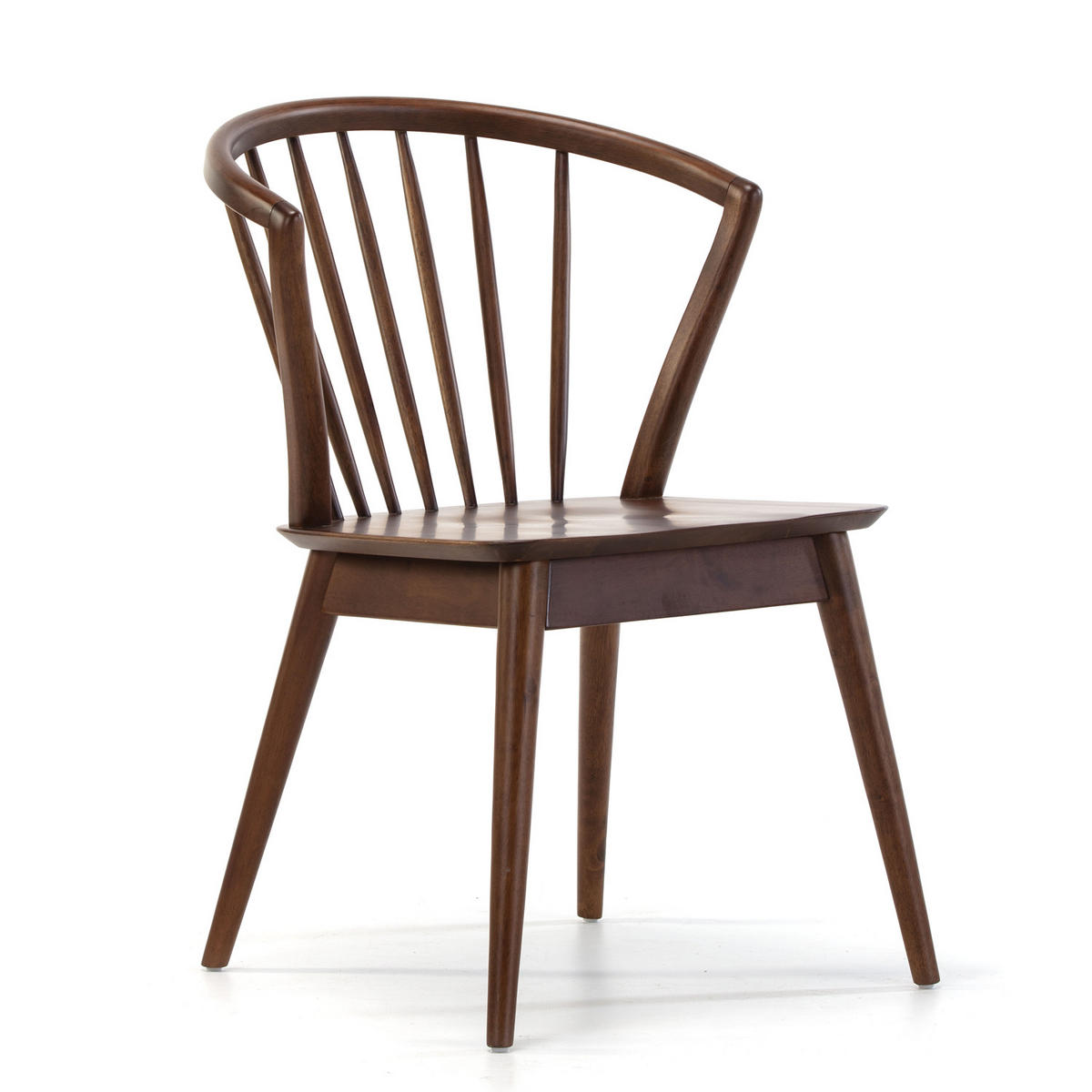STUHL 2er-Set Mura Nussbaum Farbe - Walnussfarben, Holz (58/84/55cm) - VS Venta-stock