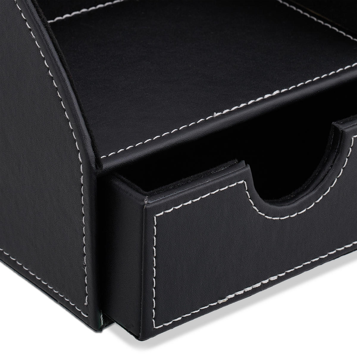 Schwarz, Papier/Kunststoff (15/28.5/14cm) - Relaxdays