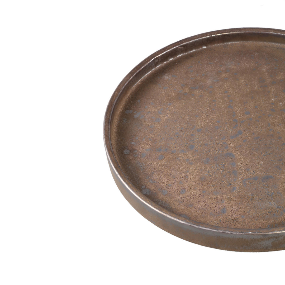 SCHALE Kasim Braun 33/33/3.5cm - Braun, Keramik (3.5cm) - PTMD Collection