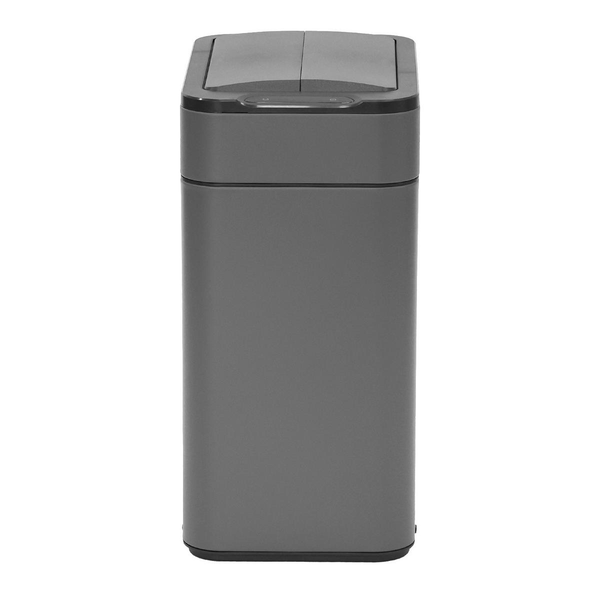 SENSORMÜLLEIMER SE50L Grau - Grau, Metall (27/54.5/40cm) - SVITA