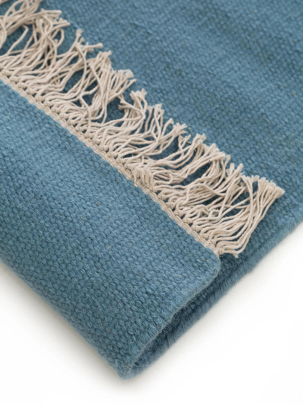 WOLLTEPPICH Liv Hellblau 120x170 cm - Hellblau, Textil (120/170cm) - benuta Pop