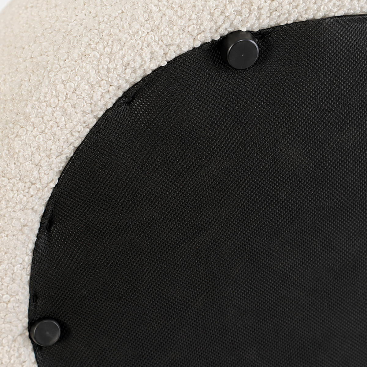SITZBANK Weiß Teddystoff mit Stauraum - Weiß, Holzwerkstoff/Textil (110/42/45cm) - Relaxdays