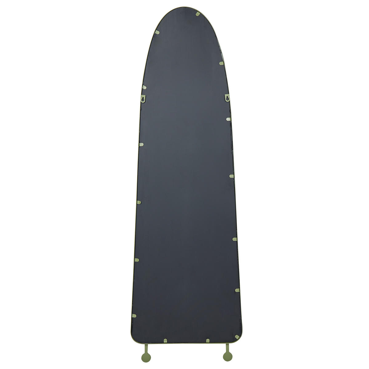 WANDSPIEGEL Metall grün 45/146 cm Parnay - Grün, Metall (45/146/3cm) - Beliani