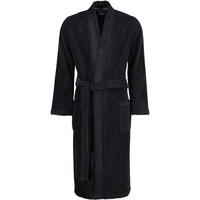 BADEMANTEL HERREN KIMONO DOUBLEFACE 823 LAVA - 97 - Schwarz, Textil (XLnull) - Cawoe