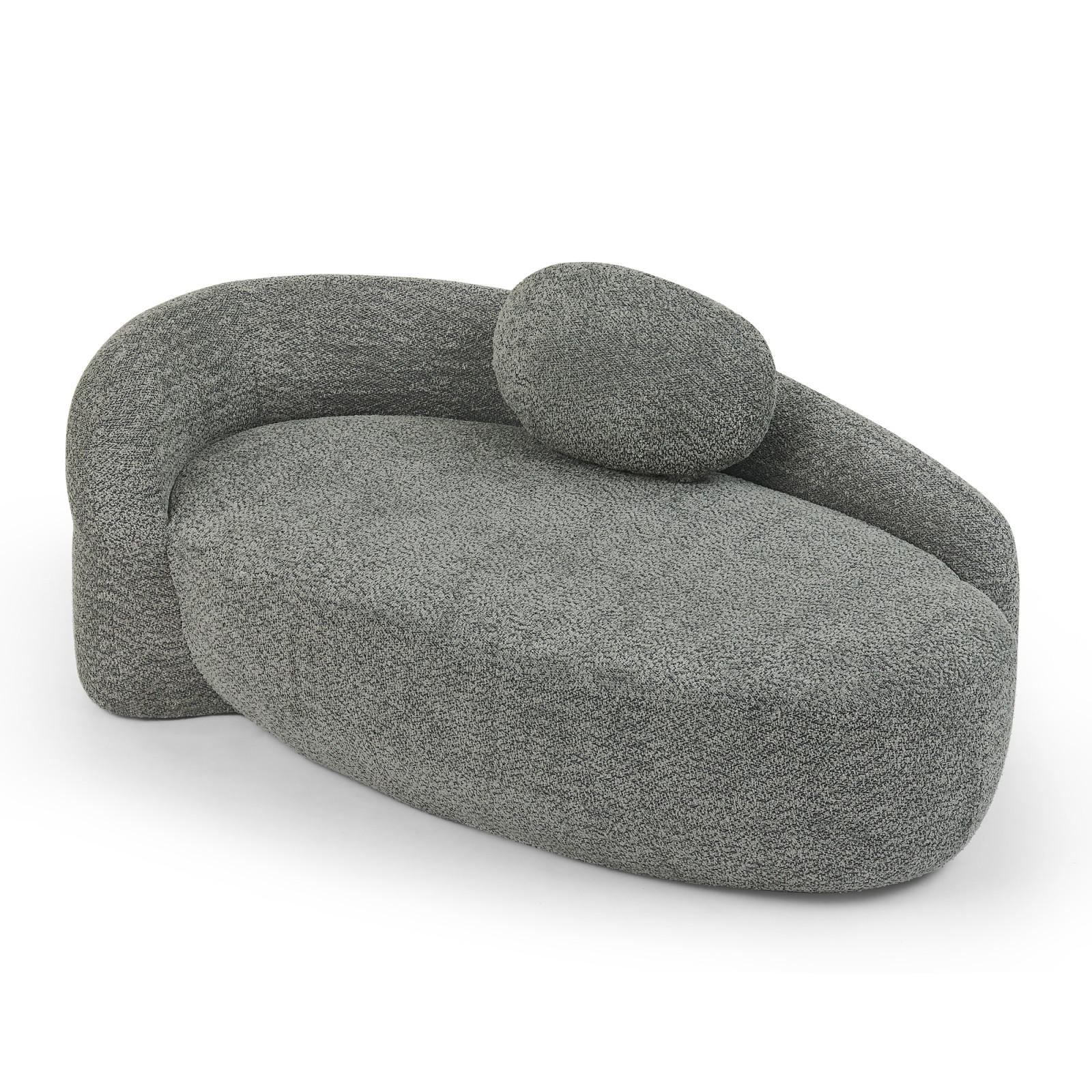WOHNZIMMERSOFA mit Schlaffunktion und Kissen für Wohnzimmer & Schlafzimmer, Grau - Grau, Textil (67/24/38cm)