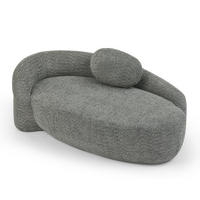 WOHNZIMMERSOFA mit Schlaffunktion und Kissen für Wohnzimmer & Schlafzimmer, Grau - Grau, Textil (67/24/38cm)