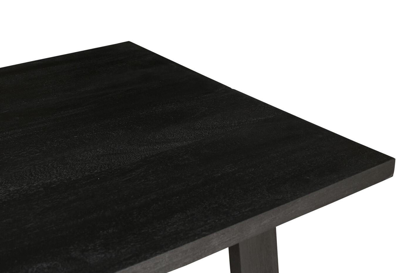 ESSTISCH aus Mangoholz 240cm, schwarz - Schwarz, Holz (240/100/76cm) - Giga Meubel