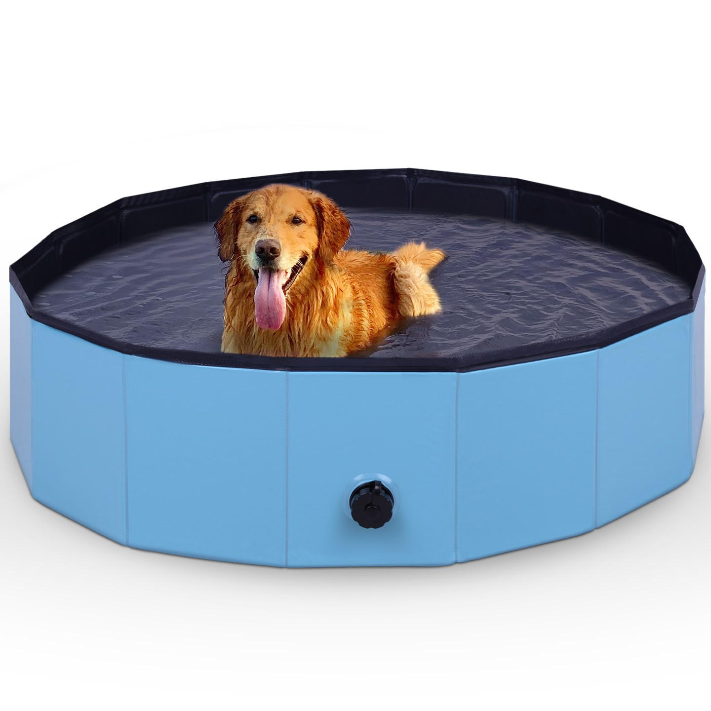 HUNDEPOOL blau - Ø120x30cm - Blau, Kunststoff (120/30/120cm) - Bestlivings