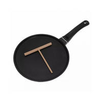 CRÊPEPFANNE Schwarz 26/26/1.7 cm KH3861 - Schwarz, Metall (26cm) - Kinghoff 