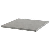 TISCHPLATTE quadratischer 60 cm, Grau - Grau, Holz/Holzwerkstoff (60/2/60cm) - Oviala