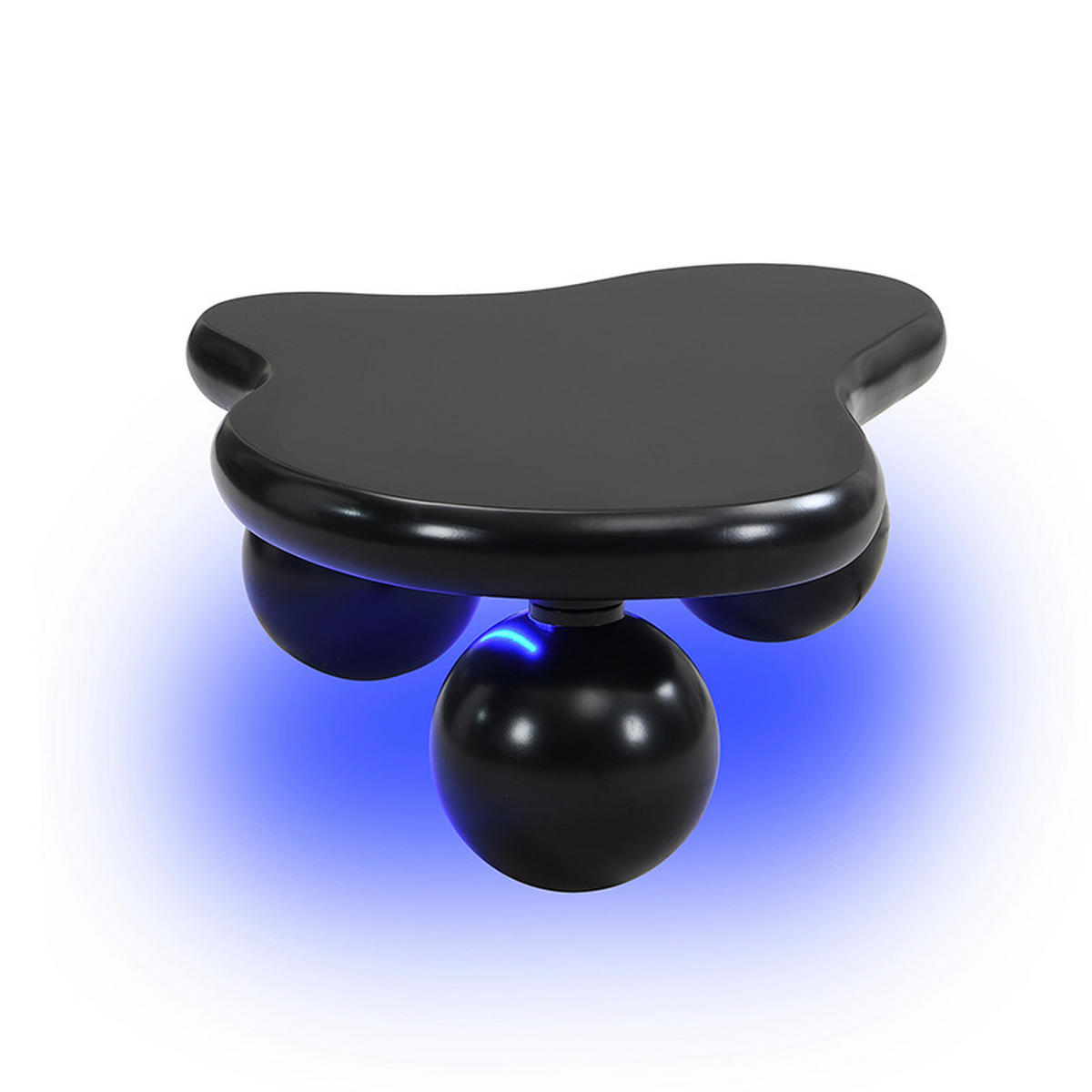 COUCHTISCH DE-126 Cloud Style Schwarz - Schwarz, Holzwerkstoff (63/95/32cm) - ComfortXL