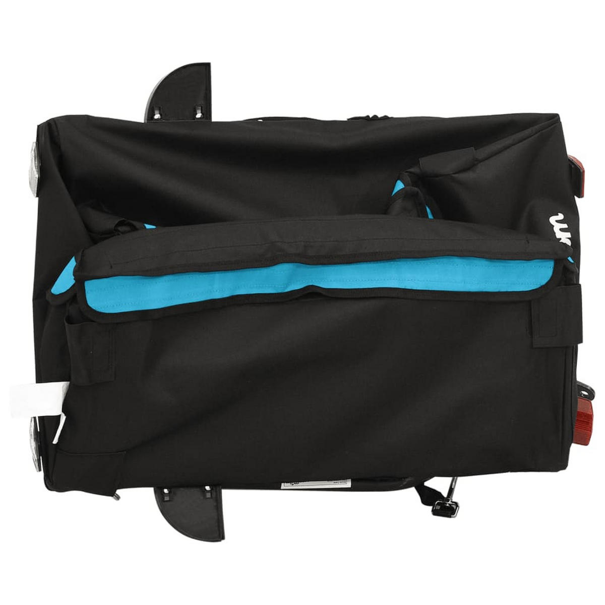 FAHRRADANHÄNGER Schwarz Und Blau 30 Kg Eisen - Blau, Metall (54/44/120cm) - vidaXL