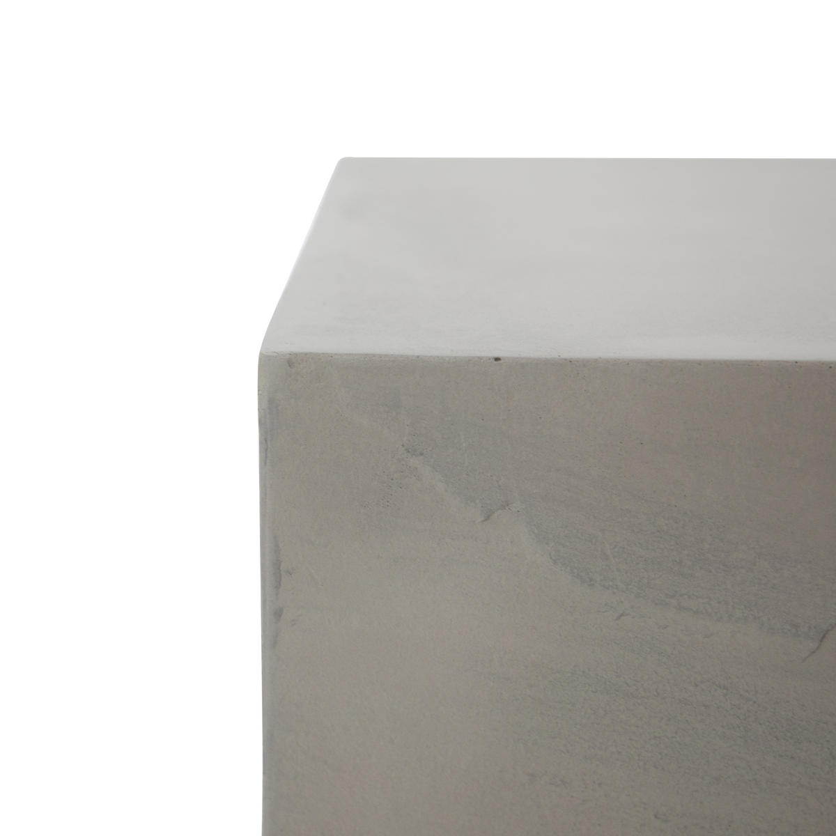 BEISTELLTISCH COLORADO aus GF-Beton, Wetterbeständig, 35x35x46 cm - Grau, Naturmaterialien (35/35/46cm) - Elementi