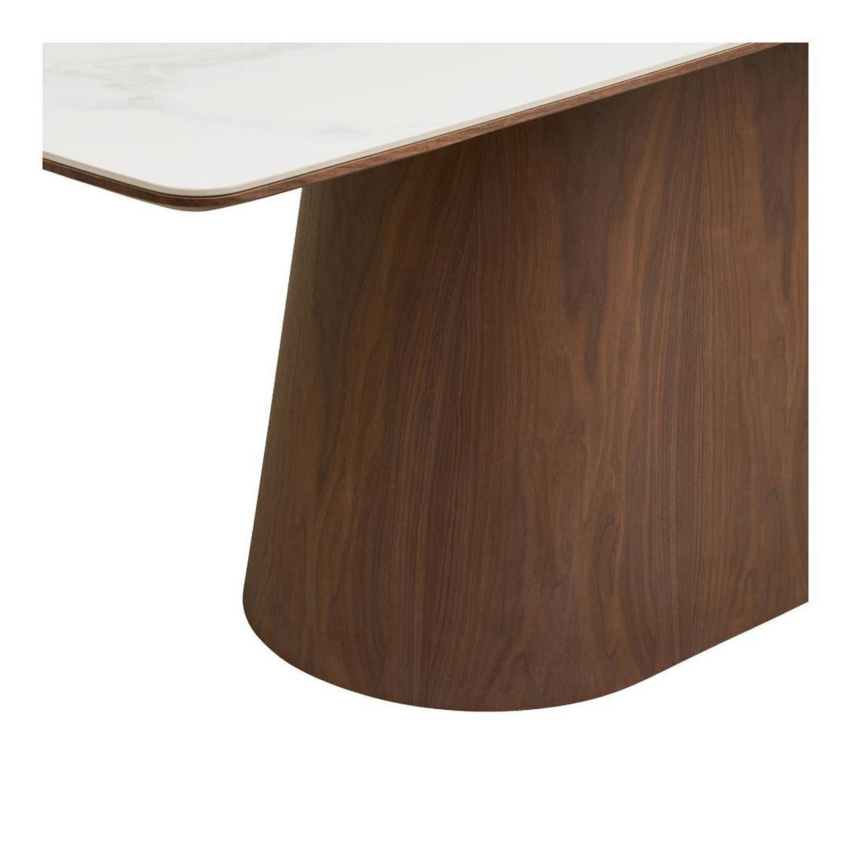 ESSTISCH, Frida, Weiß, Holzwerkstoff / MDF / Keramik, 200 x 90 x 76 cm - Weiß, Holzwerkstoff (90/200/76cm) - ebuy24