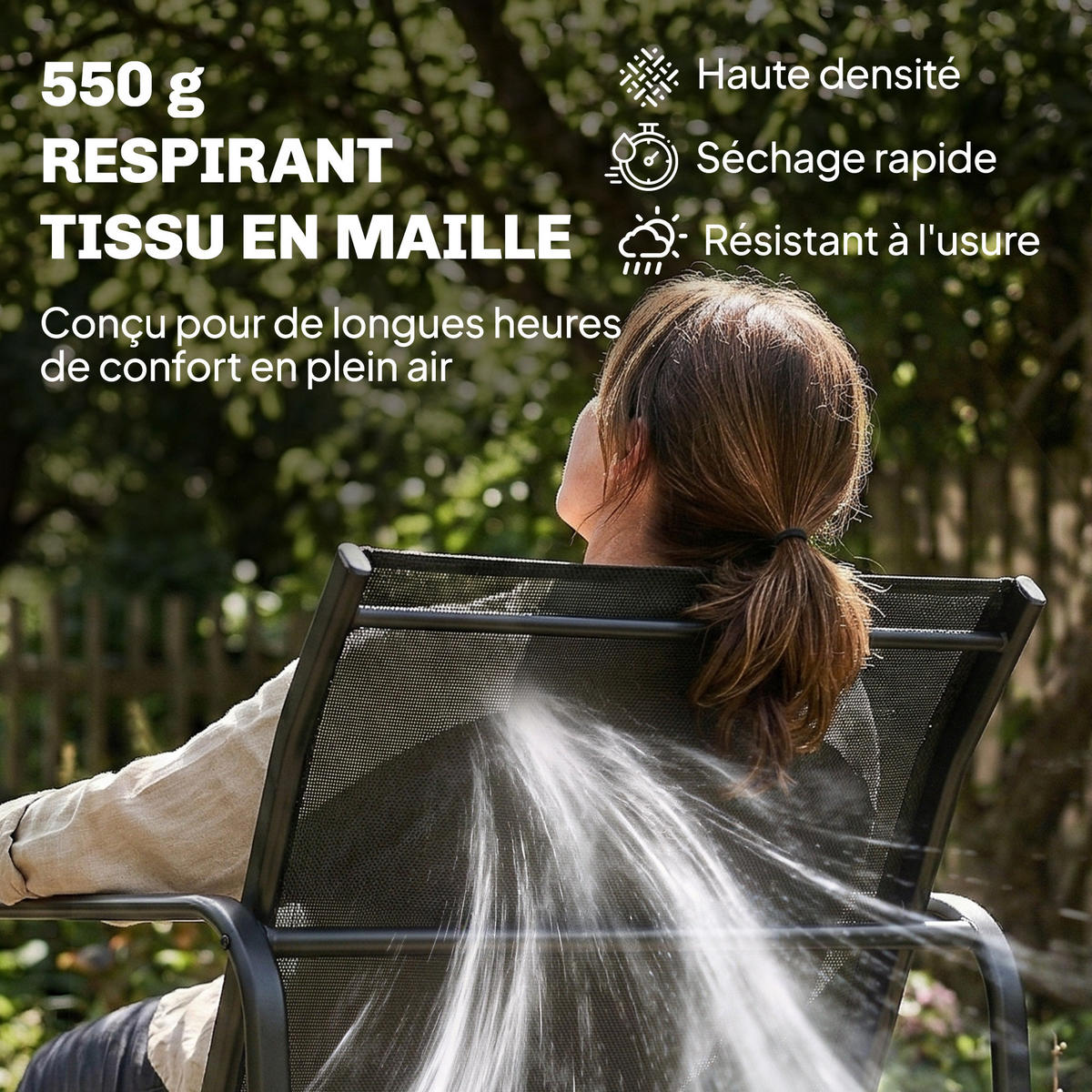 GARTENSET 4-teilige DE-13507 Dunkelgrau - Dunkelgrau, Metall - ComfortXL