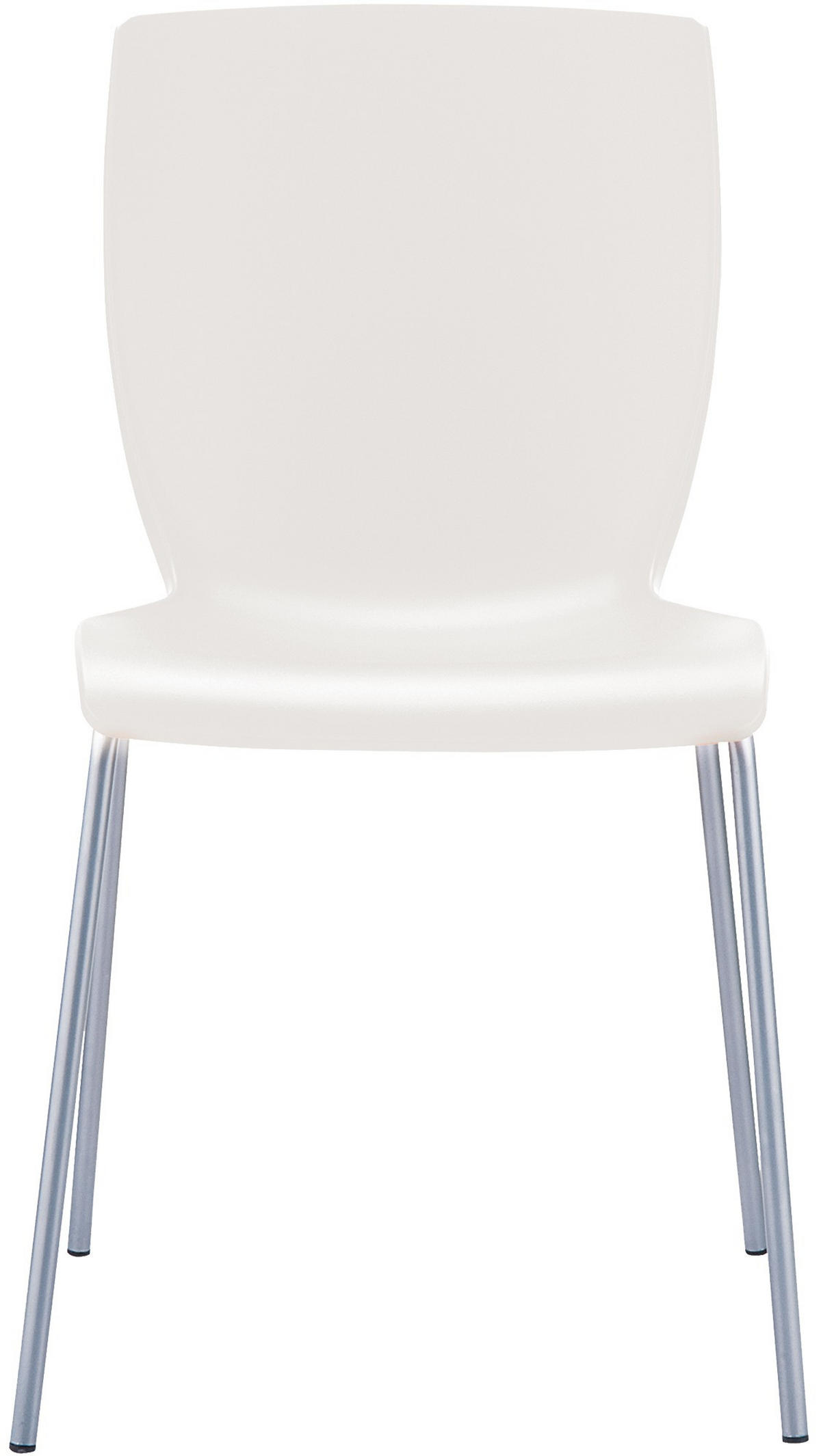 STAPELSTUHL Kunststoff creme - Creme, Kunststoff/Metall (47/80/50cm) - CLP
