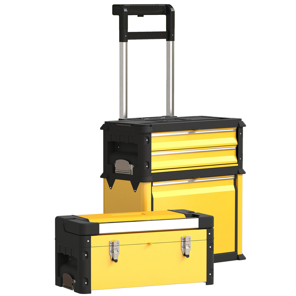 WERKZEUGKASTEN-SET DE-18506 Gelb - Gelb, Metall (32/72/52cm) - ComfortXL